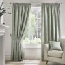 D&D D&D Aveline Green Ready Made Curtains