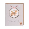 Wrendale Gorgeous Wife Squirrel Christmas Decoration Card image of the card on a white background