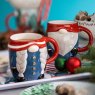 Foxwood Home Christmas Gonk Him Novelty Mug lifestyle image of the mug