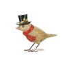 DCUK Christmas Duckensian Garden Birds image of the male bird with top hat on a white background