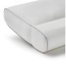 The Fine Bedding Company Cooling Head & Neck Pillow close up image of the pillow on a white background
