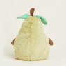 Warmies Microwavable Pear back image of the pear on a beige background