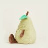 Warmies Microwavable Pear side on image of the pear on a beige background