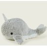 Warmies Microwavable Narwhal side on image of the narwhal on a beige background
