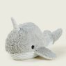 Warmies Microwavable Narwhal front on image of the narwhal on a beige background