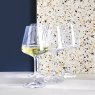 Moods White Wine Crystalline Glass 4pk lifestyle image of the wine glasses