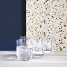 Moods Water Crystalline Glass 4pk lifestyle image of the water glasses