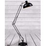 Matt Black Extra Large Classic Desk Style Floor Lamp lifestyle image of the lamp