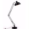 Matt Black Extra Large Classic Desk Style Floor Lamp image of the lamp on a white background