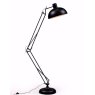 Matt Black Extra Large Classic Desk Style Floor Lamp image of the lamp on a white background