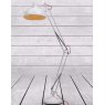 Matt White Extra Large Classic Desk Style Floor Lamp lifestyle image of the lamp