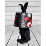 Matt Black Rabbit Ears Lamp lifestyle image of the lamp