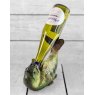 Drinks Like A Fish Wine Bottle Holder lifestyle image of the bottle holder holding a bottle
