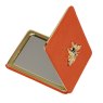 Alice Wheeler Orange Compact Mirror open