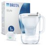 Brita Style Water Filter Grey 2.4L Jug image of the jug and box on a white background