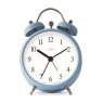 Acctim Haven Blue Alarm Clock front on image of the clock on a white background