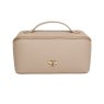 Alice Wheeler Stone Train Case front on image of the case on a white background