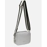 Alice Wheeler Silver Soho Duel Compartment Camera Cross Body Bag image of the bag on a white background