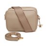 Alice Wheeler Stone Soho Camera Cross Body Bag image of the bag on a white background