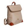 Alice Wheeler Stone Marlow Lightweight Backpack angled image of the bag on a white background
