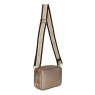 Alice Wheeler Bronze Soho Duel Compartment Camera Cross Body Bag image of the bag on a white background