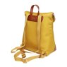 Alice Wheeler Ochre Marlow Lightweight Backpack image of the back of the bag on a white background