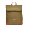 Alice Wheeler Olive Marlow Lightweight Backpack front on image of the bag on a white background