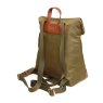 Alice Wheeler Olive Marlow Lightweight Backpack image of the back of the bag on a white background