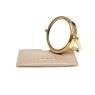 Alice Wheeler Stone Mirror And Pouch image of the mirror and pouch on a white background