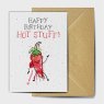 The Seed Card Company How You Doin Birthday Card image of the front of the card on a white background