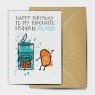 The Seed Card Company Singularly Spectacular Birthday Card image of the front of the card on a white background