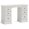 Bordeaux Cotton Double Pedestal Dressing Table image of the dressing table on a white background