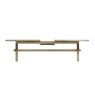 Heritage 2.5m Cross Legged Dining Table image of the table extending on a white background