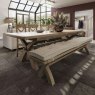 Heritage 2.5m Cross Legged Dining Table lifestyle image of the table
