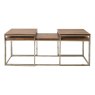 Gallery Direct Bletchley Coffee Table Nest In Walnut
