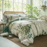 Graham & Brown Coppice Forest Sage Duvet Cover Set lifestyle image of the duvet cover set