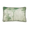 Graham & Brown Coppice Forest Sage Feather Cushion image of the front of the cushion on a white background