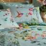 Graham & Brown Ethereal Floral Dawn Duvet Cover Set close up lifestyle image of the duvet set