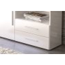 Birlea Miami 1 Door 2 Drawer Sideboard In White