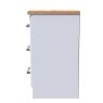 Stoneacre 3 Drawer Locker side on image of the locker on a white background