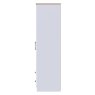 Stoneacre 2ft 6in 2 Drawer Wardrobe side on image of the wardrobe on a white background