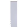 Stoneacre 2ft 6in 2 Drawer Mirror Wardrobe side on image of the wardrobe on a white background