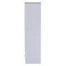 Stoneacre 2ft 6in 2 Drawer Mirror Wardrobe side on image of the wardrobe on a white background