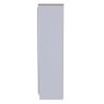 Stoneacre Tall 2ft 6in Mirror Wardrobe side on image of the wardrobe on a white background