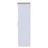 Stoneacre Tall Triple Plain Wardrobe side on image of the wardrobe on a white background