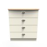 Elizabeth 4 Drawer Chest front on image of the chest on a white background