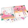 TOPModel Dress Me Up Stickerbook Holiday open