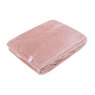 Heat Holder Blanket Dusky Pink on White Background