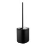 Showerdrape Echo Toilet Brush And Holder Black