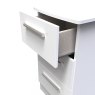 Kingsley 3 Drawer Locker close up image of the locker with open drawer on a white background